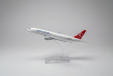 1:400 16cm Turkish Airlines Boeing B777 Metal Airplane Model Plane Toy Plane Model