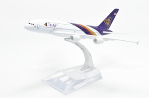 1:400 16cm Air Bus A380 Thai Airways Metal Airplane Model Plane Toy Plane Model
