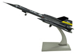1:144 Lockheed SR-71 Blackbird Reconnaissance Aircraft Metal Plane Model,U.S Air Force, Military Airplane Model,Diecast Plane,for Collecting and Gift