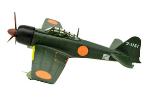 1:72 A6M3 Zero Fighter Metal Plane Model, World War II Japanese Navy 1942, Military Airplane Model,Diecast Plane,for Collecting and Gift