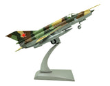 1:72 MiG-21 Fighter Attack Metal Plane Model,Soviet Union,Military Airplane Model,Diecast Plane,for Collecting and Gift
