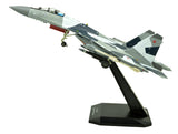 1:100 Sukhoi Su-35 Fighter Attack Metal Plane Model with 2 Stands,Russian Air Force,Military Airplane Model,Diecast Plane,for Collecting and Gift