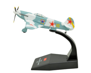 1:72 Yakovlev Yak-3 Fighter Attack Metal Plane Model,World War II Soviet Air Forces 1944, Military Airplane Model,Diecast Plane,for Collecting and Gift