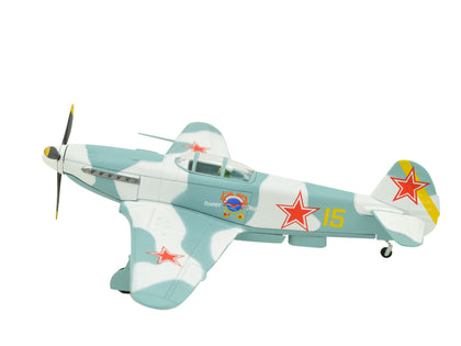 1:72 Yakovlev Yak-3 Fighter Attack Metal Plane Model,World War II Soviet Air Forces 1944, Military Airplane Model,Diecast Plane,for Collecting and Gift