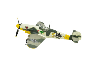 1:72 Messerschmitt Bf-109 Fighter Attack Metal Plane Model, World War II Luftwaffe 1942, Military Airplane Model,Diecast Plane,for Collecting and Gift