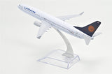 1:400 16cm Boeing B-737 Lufthansa Airlines Metal Airplane Model Plane Toy Plane Model