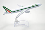 1:400 16cm Boeing B777-200 Alitalia Metal Airplane Model Plane Toy Plane Model