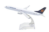 1:400 16cm Boeing B-737 Lufthansa Airlines Metal Airplane Model Plane Toy Plane Model
