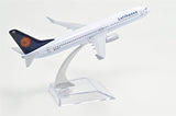 1:400 16cm Boeing B-737 Lufthansa Airlines Metal Airplane Model Plane Toy Plane Model