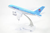 1:400 16cm Air Bus A380 Korean Air Metal Airplane Model Plane Toy Plane Model