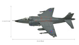 :72 Sea Harrier Fighter Attack Metal Plane Model,British Navy 1982,Military Airplane Model,Diecast Plane,for Collecting and Gift