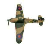 1:72 Hawker Hurricane Fighter Attack Metal Plane Model, World War II Royal Air Force, Military Airplane Model,Diecast Plane,for Collecting and Gift
