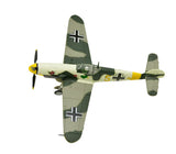 1:72 Messerschmitt Bf-109 Fighter Attack Metal Plane Model, World War II Luftwaffe 1942, Military Airplane Model,Diecast Plane,for Collecting and Gift