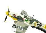 1:72 Messerschmitt Bf-109 Fighter Attack Metal Plane Model, World War II Luftwaffe 1942, Military Airplane Model,Diecast Plane,for Collecting and Gift