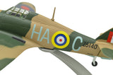 1:72 Hawker Hurricane Fighter Attack Metal Plane Model, World War II Royal Air Force, Military Airplane Model,Diecast Plane,for Collecting and Gift