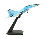 1:100 Mikoyan MiG-35 Fighter Attack Metal Plane Model with 2 Stands,Russian Air Force,Military Airplane Model,Diecast Plane,for Collecting and Gift
