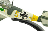 1:72 Messerschmitt Bf-109 Fighter Attack Metal Plane Model, World War II Luftwaffe 1942, Military Airplane Model,Diecast Plane,for Collecting and Gift