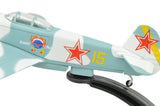 1:72 Yakovlev Yak-3 Fighter Attack Metal Plane Model,World War II Soviet Air Forces 1944, Military Airplane Model,Diecast Plane,for Collecting and Gift