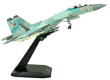 1:100 Sukhoi Su-35 Fighter Attack Metal Plane Model with 2 Stands,Russian Air Force,Military Airplane Model,Diecast Plane,for Collecting and Gift