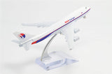 1:400 16cm Boeing B747 Malaysia Airlines MAS Kargo Metal Airplane Model Plane Toy Plane Model