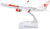 1:400 16cm Malindo Air Boeing B737 Metal Airplane Model Plane Toy Plane Model