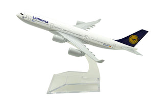 1:400 16cm Air Bus A340 Lufthansa Airlines Metal Airplane Model Plane Toy Plane Model