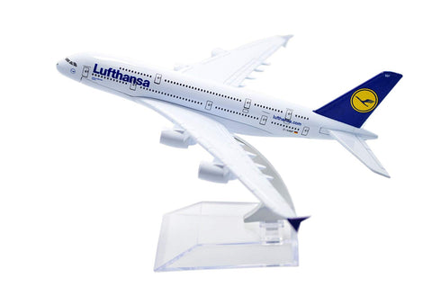 1:400 16cm Air Bus A380 Lufthansa Airlines Metal Airplane Model Plane Toy Plane Model
