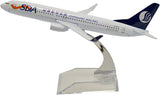 1:400 16cm Boeing B737-800 China Shandong Airlines Metal Airplane Model Plane Toy Plane Model