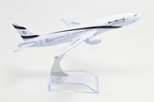 1:400 16cm Boeing B777-200 El Al Airline Metal Airplane Model Plane Toy Plane Model