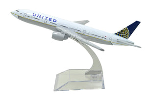 1:400 16cm Boeing B777 United Airlines Metal Airplane Model Plane Toy Plane Model