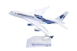 1:400 16cm Airbus A380 NEW Painting Malaysia Airlines Metal Airplane Model Plane Toy Plane Model
