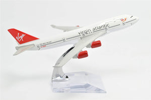 1:400 16cm Boeing B747-400 Virgin Atlantic Metal Airplane Model Plane Toy Plane Model