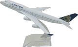 1:400 16cm Boeing B747-400 United Airlines Metal Airplane Model Plane Toy Plane Model