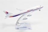 1:400 16cm Boeing B747 Malaysia Airlines MAS Kargo Metal Airplane Model Plane Toy Plane Model