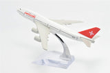 1:400 16cm Boeing B747-400 Swissair Metal Airplane Model Plane Toy Plane Model