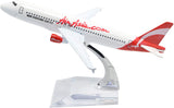 1:400 16cm AIR Asia Air Bus A320 Go Holiday Metal Airplane Model Plane Toy Plane Model