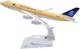 1:400 16cm Boeing B-747 Saudi Arabian Airlines Metal Airplane Model Plane Toy Plane Model