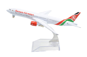 1:400 16cm Boeing B-777 Kenya Airways Metal Airplane Model Plane Toy Plane Model