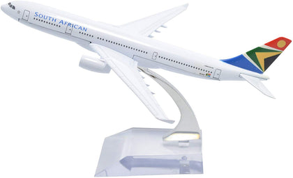 1:400 16cm Air Bus A330 South African Airways Metal Airplane Model Plane Toy Plane Model