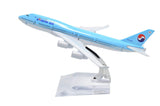 1:400 16cm Boeing B747-400 Korean Air Metal Airplane Model Plane Toy Plane Model