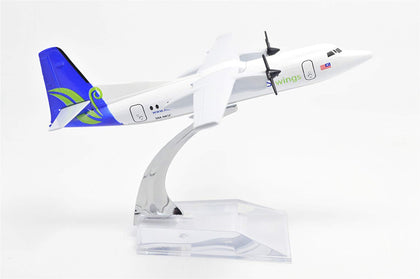 1:400 16cm Fokker-f50 Maswings Airlines Metal Airplane Model Plane Toy Plane Model