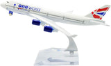 1:400 16cm Boeing B747-400 British Airways Metal Airplane Model Plane Toy Plane Model