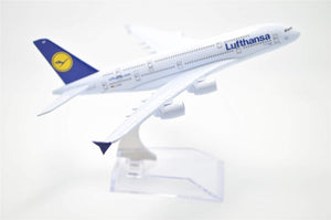 1:400 16cm Air Bus A380 Lufthansa Airlines Metal Airplane Model Plane Toy Plane Model