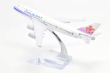 1:400 16cm Boeing B747-400 Taiwan China Airlines Metal Airplane Model Plane Toy Plane Model