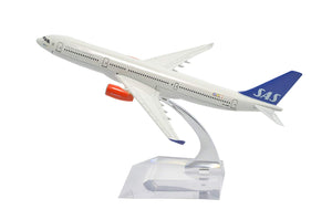 1:400 16cm Air Bus A330 Scandinavian Airlines SAS Metal Airplane Model Plane Toy Plane Model
