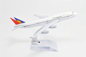 1:400 16cm Boeing B747-400 Philippine Airlines Metal Airplane Model Plane Toy Plane Model