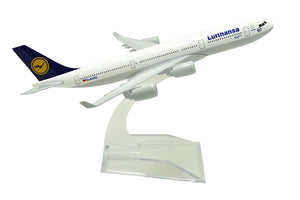 1:400 16cm Air Bus A340 Lufthansa Airlines Metal Airplane Model Plane Toy Plane Model