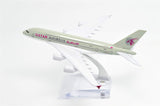 1:400 16cm Air Bus A380 Qatar Airways Plane Metal Airplane Model Plane Toy Plane Model