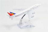1:400 16cm Boeing B747-400 Philippine Airlines Metal Airplane Model Plane Toy Plane Model