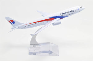 1:400 16cm Malaysia Airlines Airbus A330 ONE World Metal Airplane Model Plane Toy Plane Model